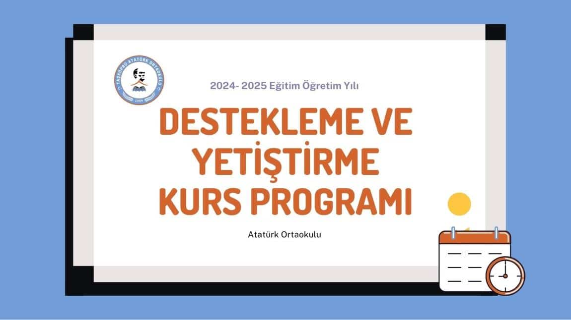 Destekleme ve Yetiştirme Kurs Programı